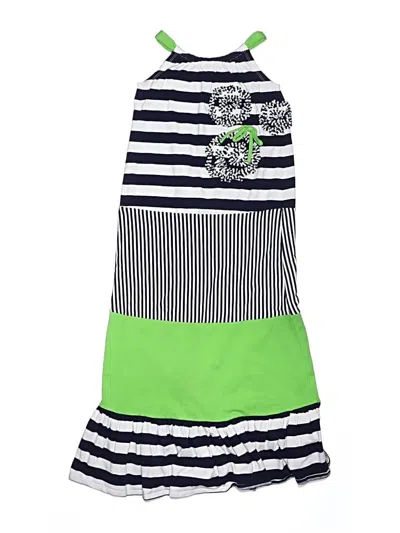 Pre-owned Assorted Brands Kids' Dress In Green