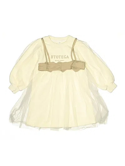 Pre-owned Assorted Brands Kids' Dress In Ivory