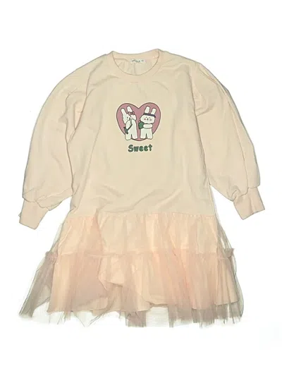 Pre-owned Assorted Brands Kids' Dress In Ivory