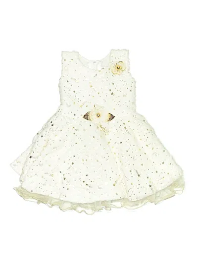 Pre-owned Assorted Brands Kids' Dress In Ivory