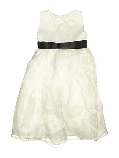 Pre-owned Assorted Brands Kids' Dress In Ivory