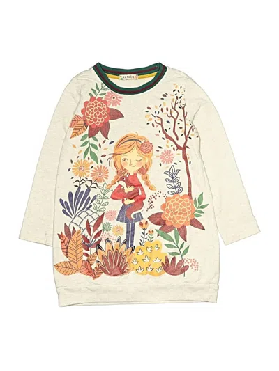 Pre-owned Assorted Brands Kids' Dress In Ivory