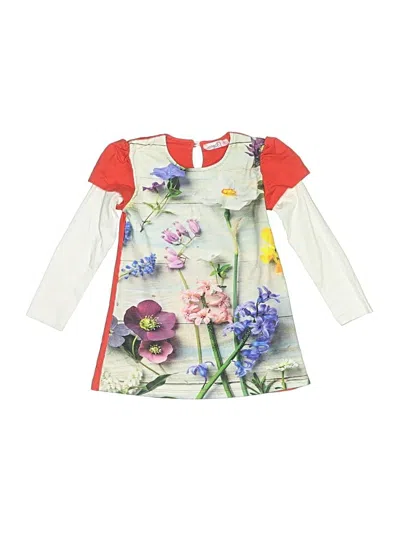 Pre-owned Assorted Brands Kids' Dress In Ivory