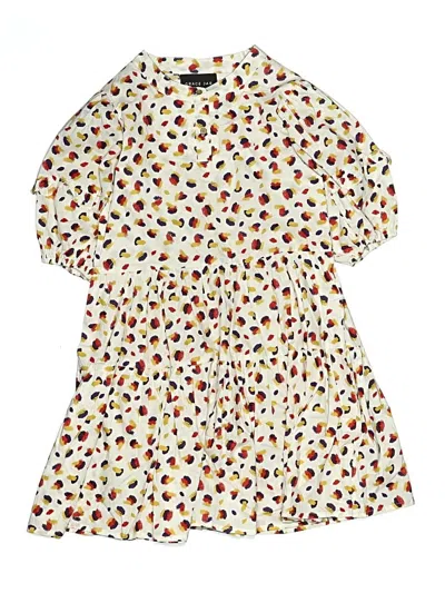 Pre-owned Assorted Brands Kids' Dress In Ivory