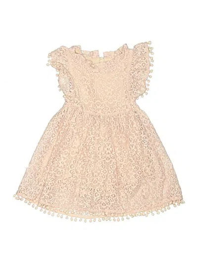 Pre-owned Assorted Brands Kids' Dress In Ivory
