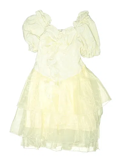 Pre-owned Assorted Brands Kids' Dress In Ivory