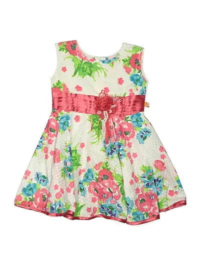 Pre-owned Assorted Brands Kids' Dress In Ivory
