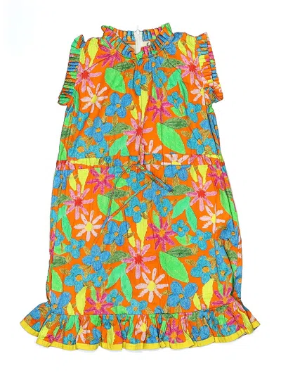 Pre-owned Assorted Brands Kids' Dress In Orange