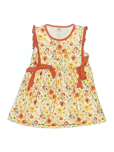 Pre-owned Assorted Brands Kids' Dress In Orange