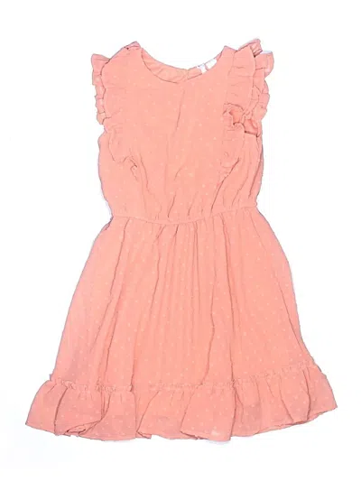 Pre-owned Assorted Brands Kids' Dress In Orange