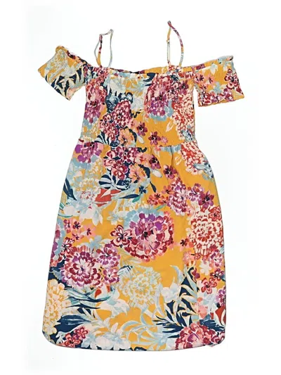 Pre-owned Assorted Brands Kids' Dress In Orange