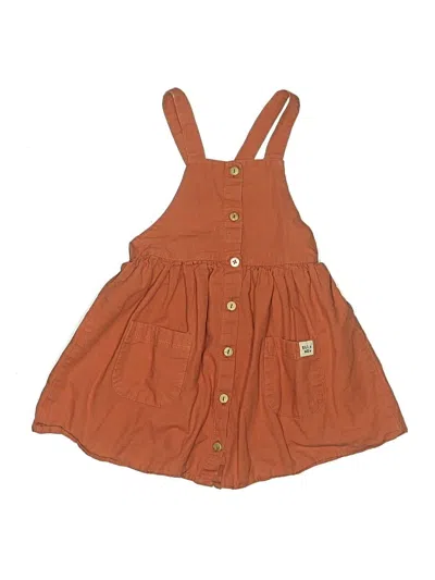 Pre-owned Assorted Brands Kids' Dress In Orange