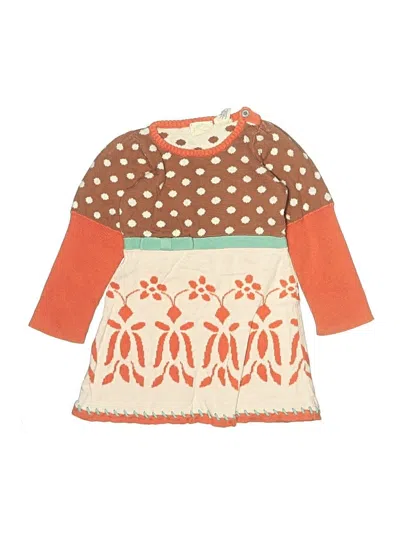 Pre-owned Assorted Brands Kids' Dress In Orange