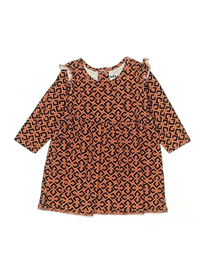 Pre-owned Assorted Brands Kids' Dress In Orange