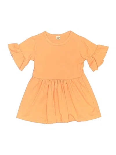 Pre-owned Assorted Brands Kids' Dress In Orange