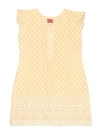 Pre-owned Assorted Brands Kids' Dress In Orange