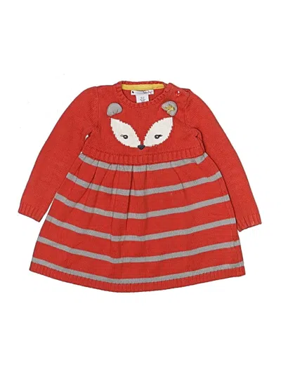 Pre-owned Assorted Brands Kids' Dress In Orange