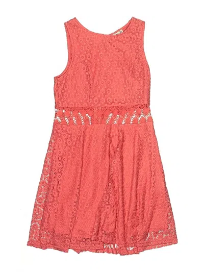 Pre-owned Assorted Brands Kids' Dress In Orange