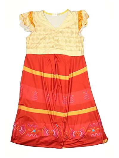 Pre-owned Assorted Brands Kids' Dress In Orange