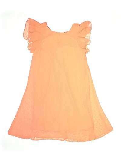 Pre-owned Assorted Brands Kids' Dress In Orange