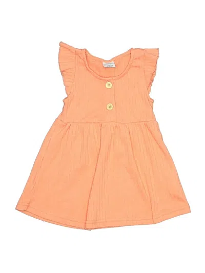 Pre-owned Assorted Brands Babies' Dress In Orange