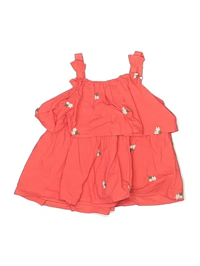 Pre-owned Assorted Brands Kids' Dress In Orange
