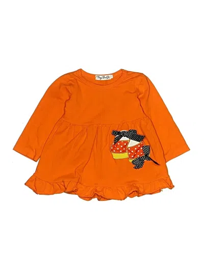 Pre-owned Assorted Brands Kids' Dress In Orange