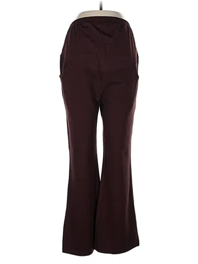 Pre-owned Assorted Brands Dress Pants In Burgundy