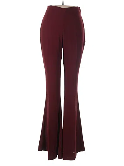 Pre-owned Assorted Brands Dress Pants In Burgundy