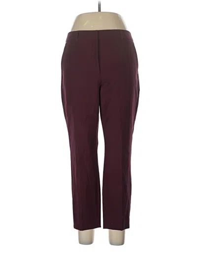Pre-owned Assorted Brands Dress Pants In Burgundy