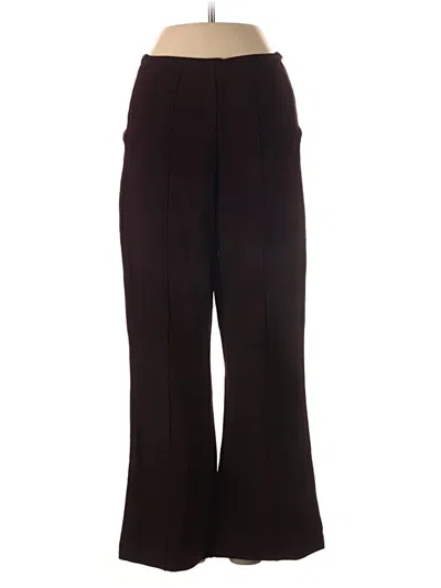 Pre-owned Assorted Brands Dress Pants In Burgundy