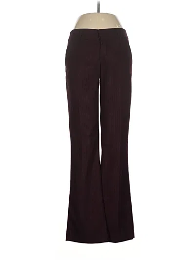 Pre-owned Assorted Brands Dress Pants In Burgundy