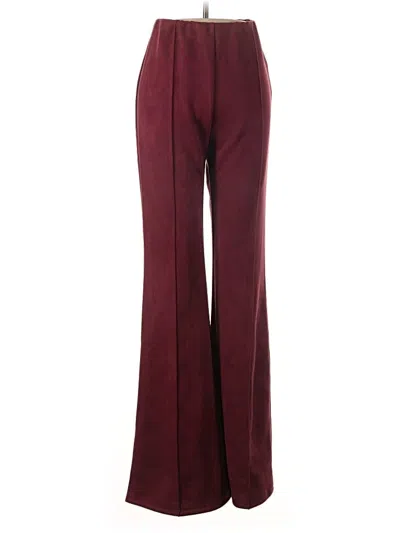 Pre-owned Assorted Brands Dress Pants In Burgundy