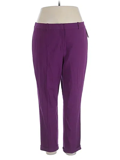 Pre-owned Assorted Brands Dress Pants In Purple
