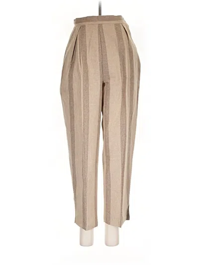 Pre-owned Assorted Brands Dress Pants In Tan