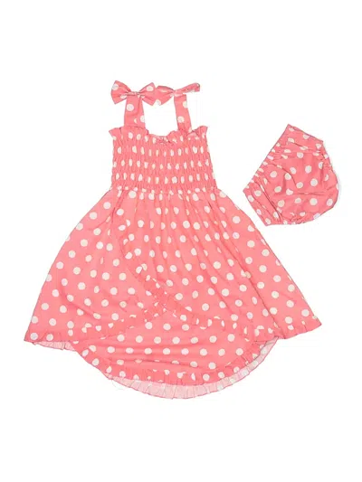 Pre-owned Assorted Brands Kids' Dress In Pink