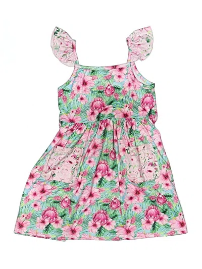 Pre-owned Assorted Brands Kids' Dress In Pink