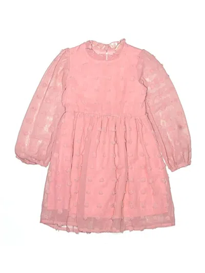 Pre-owned Assorted Brands Kids' Dress In Pink