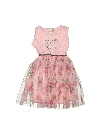 Pre-owned Assorted Brands Kids' Dress In Pink