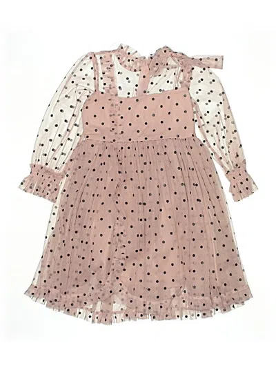 Pre-owned Assorted Brands Kids' Dress In Pink