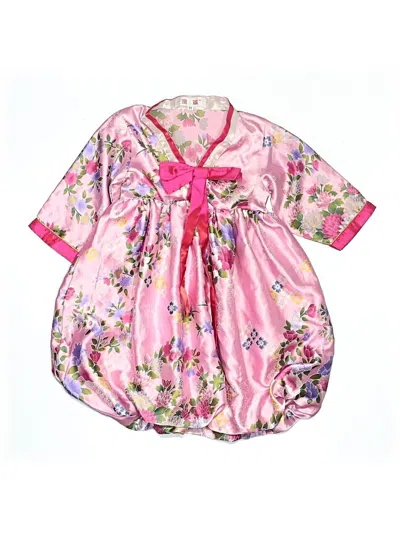 Pre-owned Assorted Brands Kids' Dress In Pink