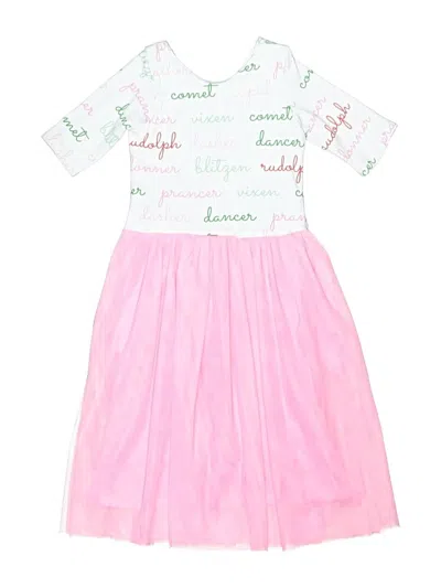 Pre-owned Assorted Brands Kids' Dress In Pink