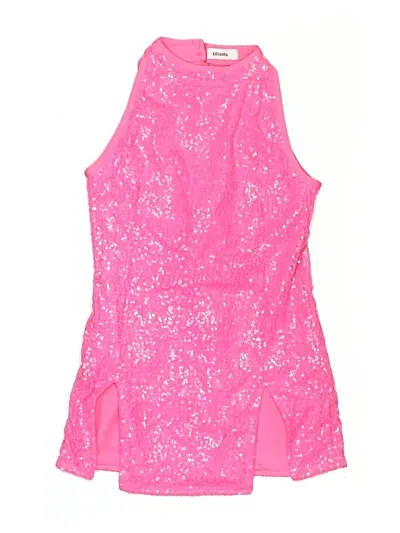 Pre-owned Assorted Brands Kids' Dress In Pink
