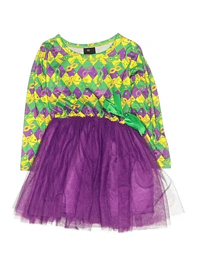 Pre-owned Assorted Brands Kids' Dress In Purple