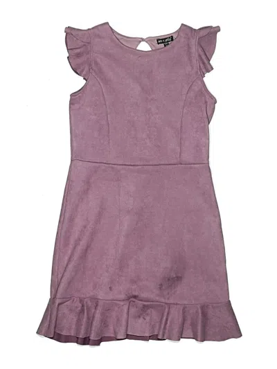 Pre-owned Assorted Brands Kids' Dress In Purple