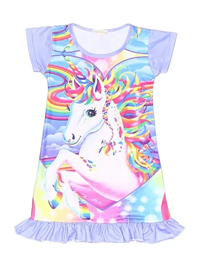 Pre-owned Assorted Brands Kids' Dress In Purple
