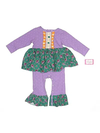 Pre-owned Assorted Brands Kids' Dress In Purple