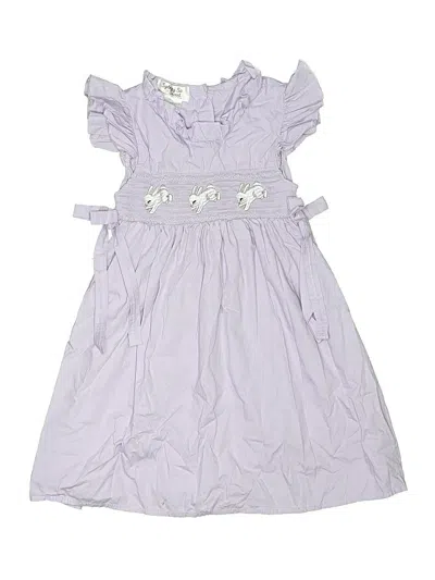 Pre-owned Assorted Brands Kids' Dress In Purple