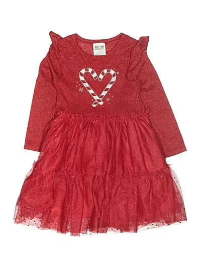 Pre-owned Assorted Brands Kids' Dress In Red
