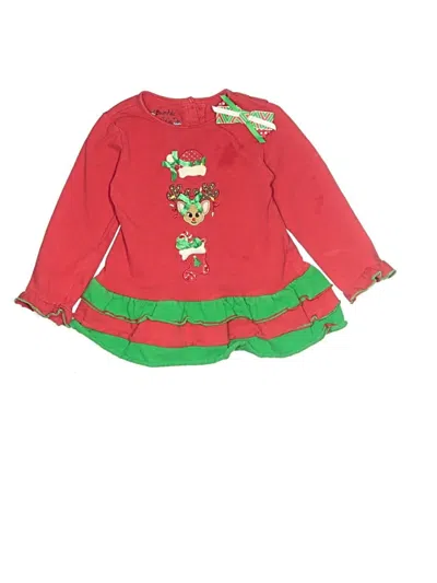 Pre-owned Assorted Brands Kids' Dress In Red